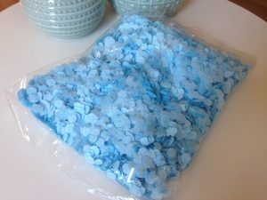Confetti Blauw
