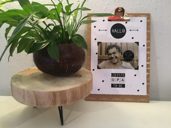 Poster: Hallo liefste opa to be